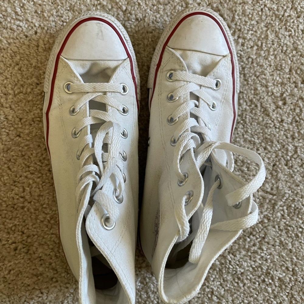 White high top converse